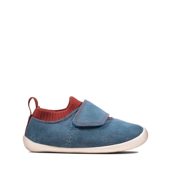 Clarks Boys Roamer Seek Casual Shoes Blue | USA-8954167